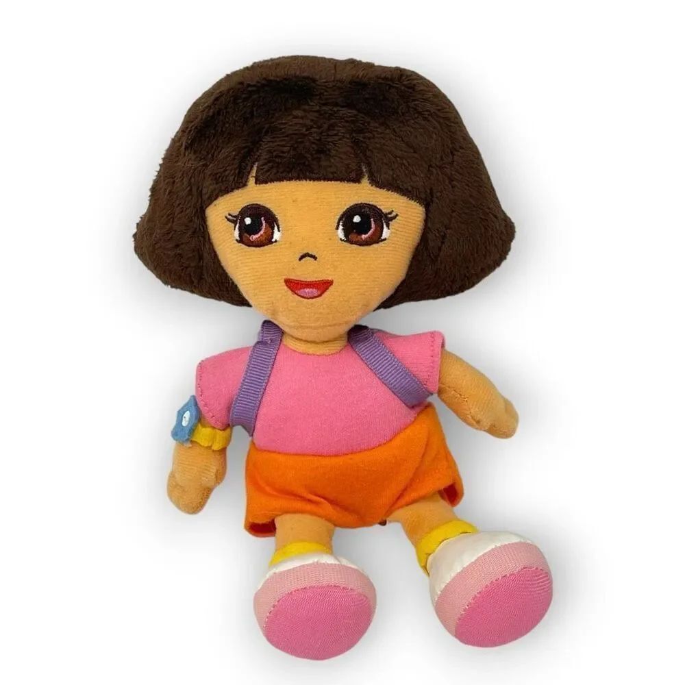 TY Beanie Baby Dora The Explorer Plush 8" Stuffed Animal Doll Toy Nick Jr 2013